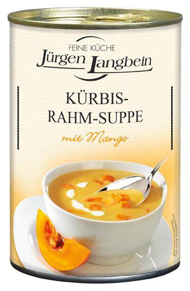 Jürgen Langbein Kürbis Rahm Suppe 400 ml bei Rila de online bestellen