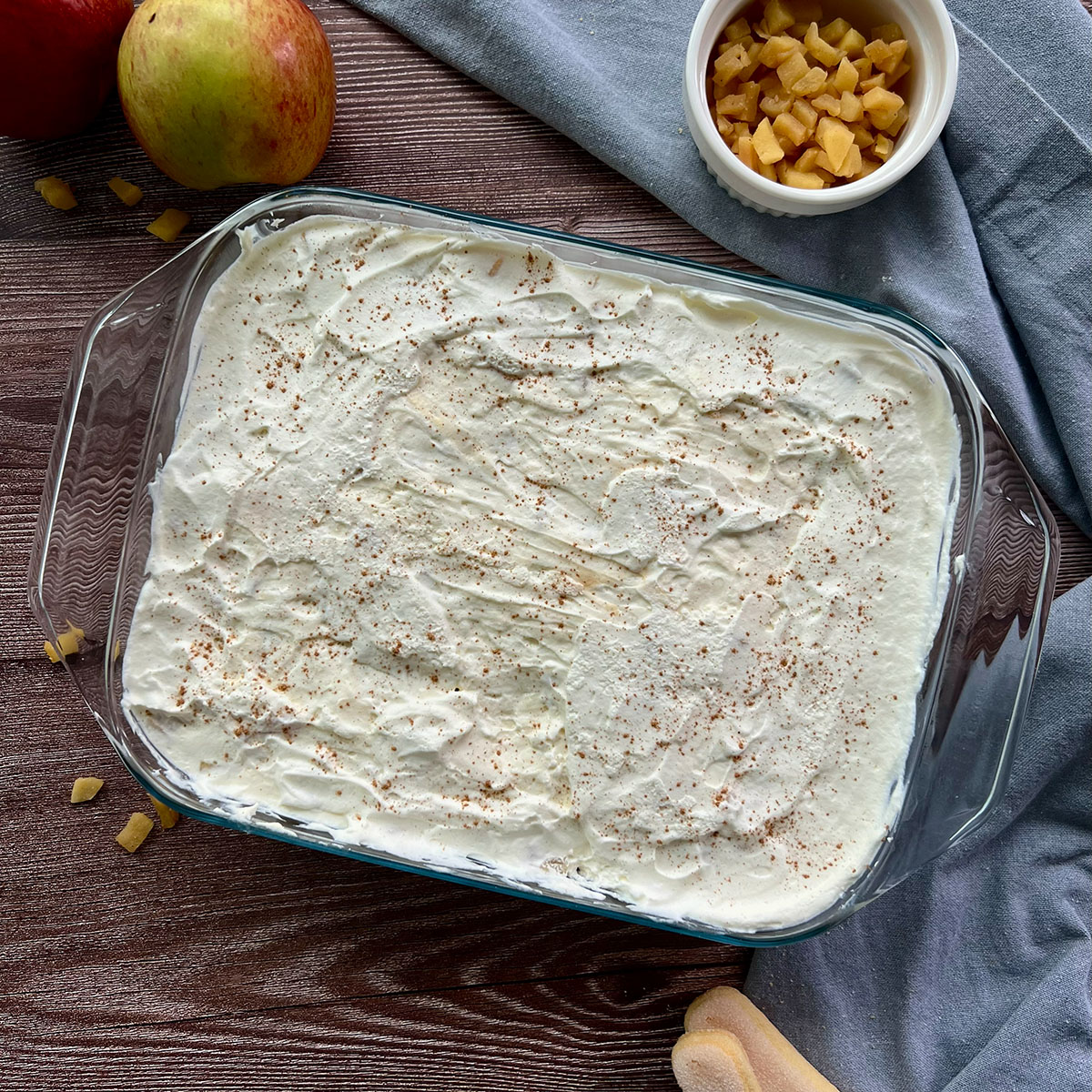 Karamell Apfel Tiramisu