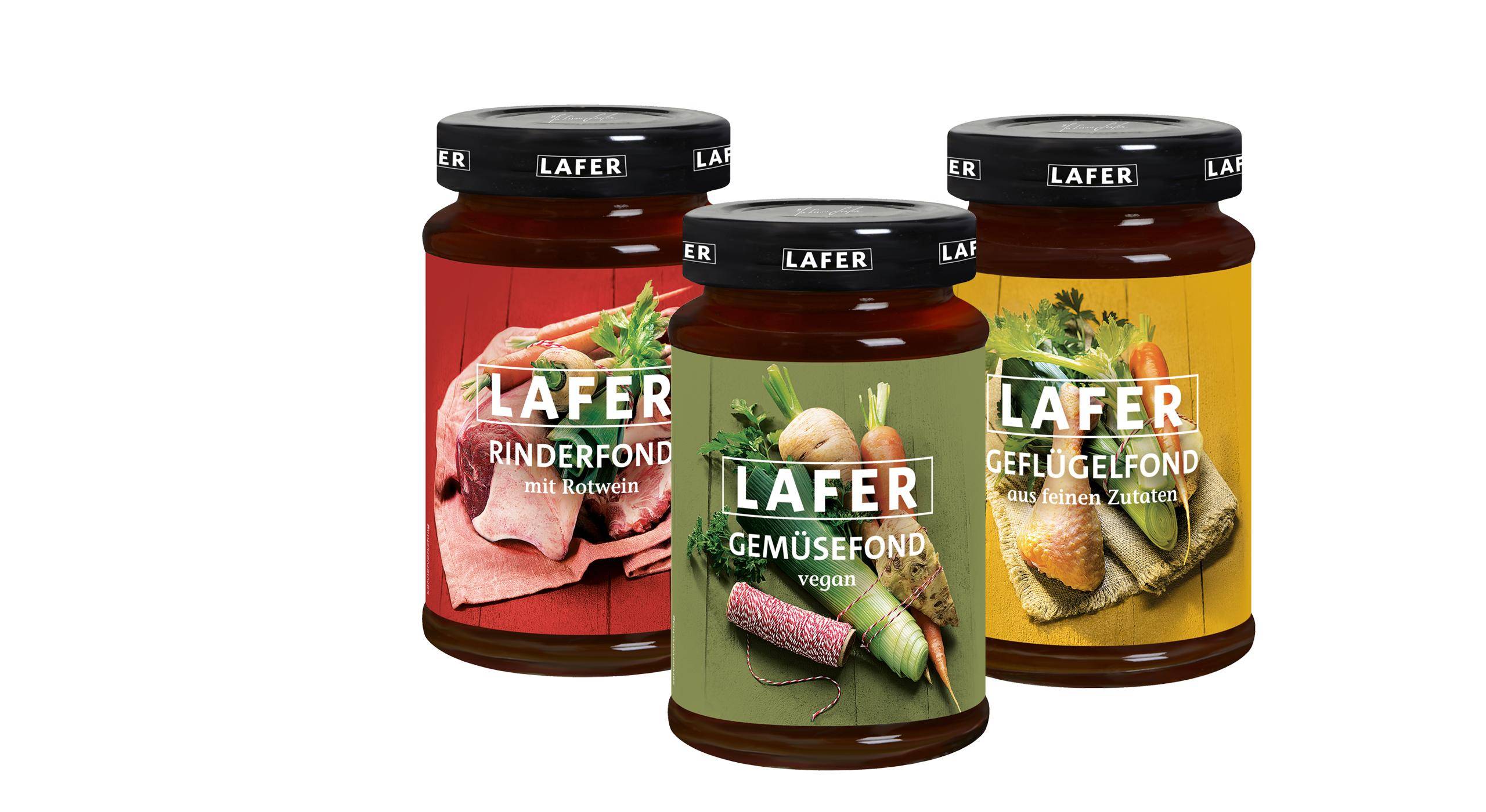 Lafer Gemüsefond, Rinderfond, Geflügelfond Set