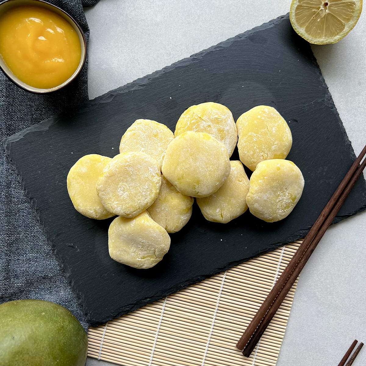 Mochi mit Mangofüllung