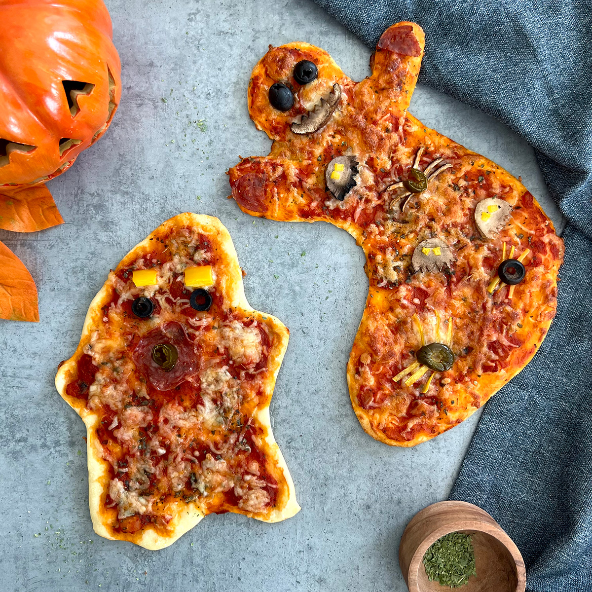 Halloween Geist Pizza Halloween Geist Pizza