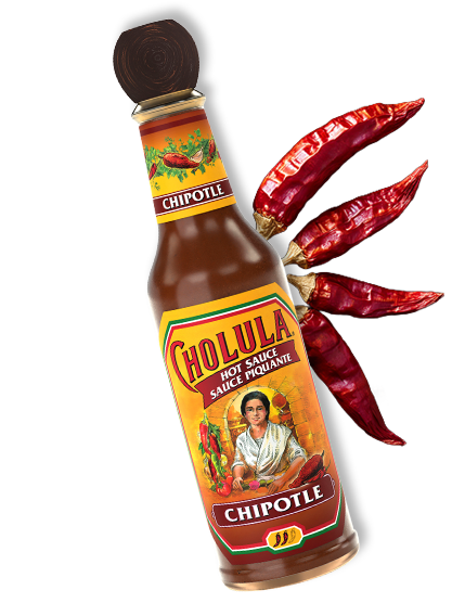 Cholula Chipotle-Chilisauce mit Deko