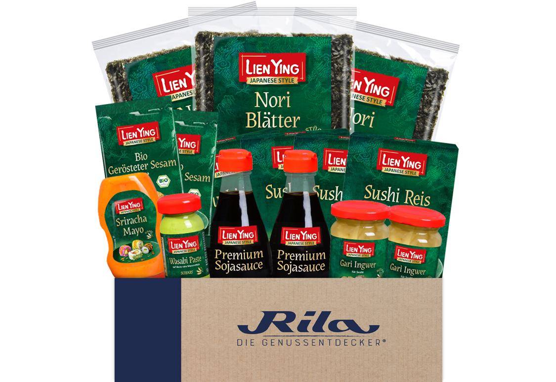 Sushi Premium Vorratsbox (15-teilig)