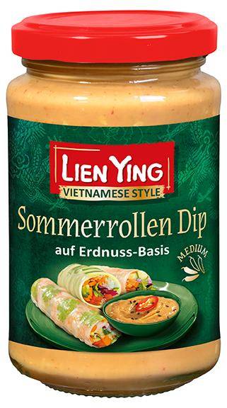 Sommerrollen Dip auf Erdnuss-Basis
