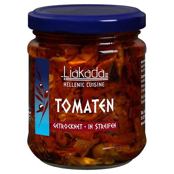 Tomaten getrocknet in Streifen in Öl