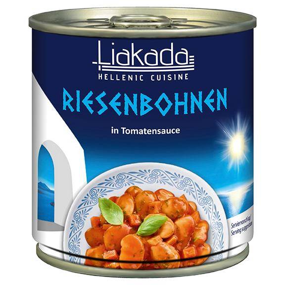 Riesenbohnen in Tomatensauce