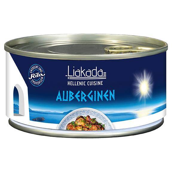 Auberginen mit Zwiebeln in Öl