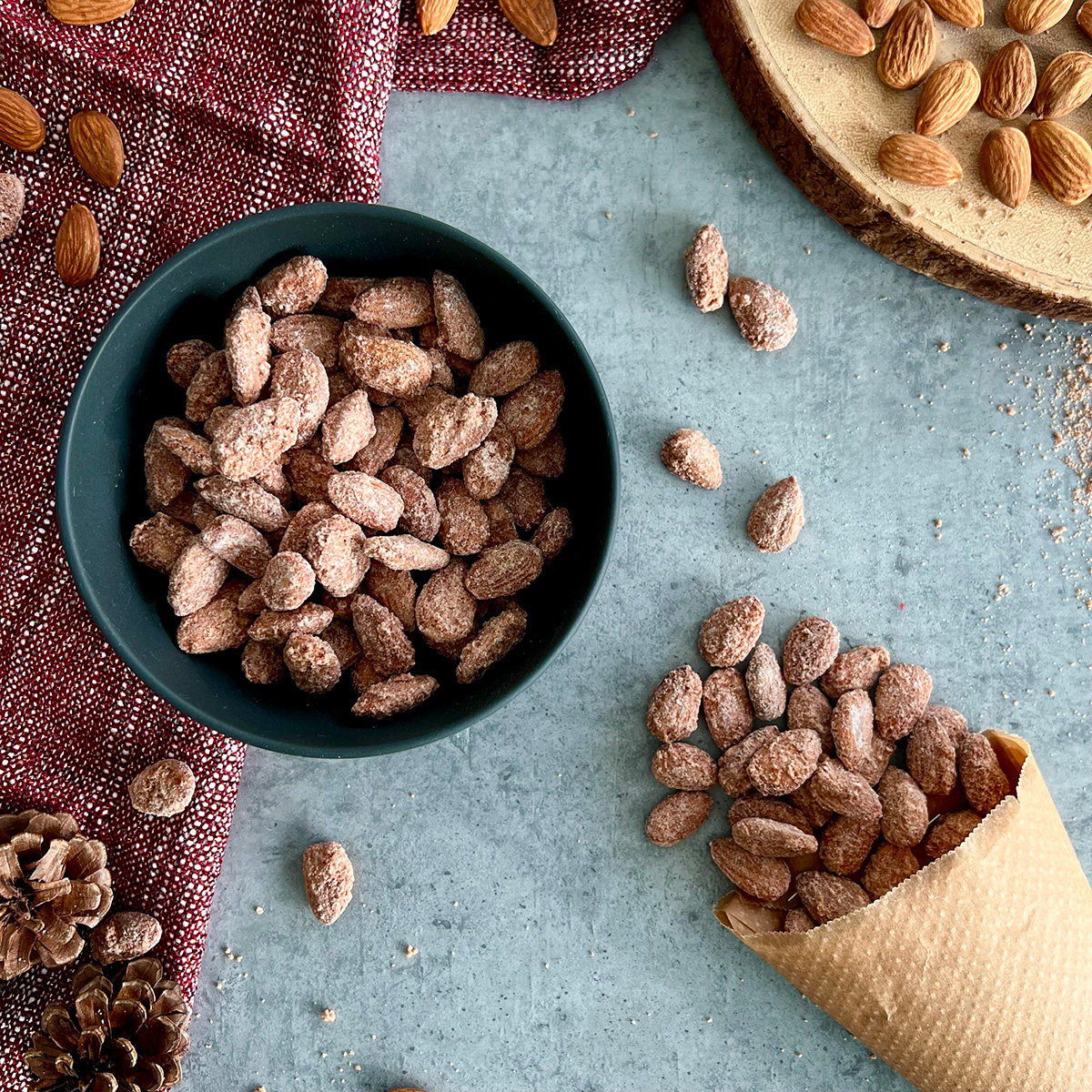 Air Fryer: gebrannte Mandeln