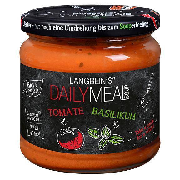 Tomate-Basilikum Suppe Bio