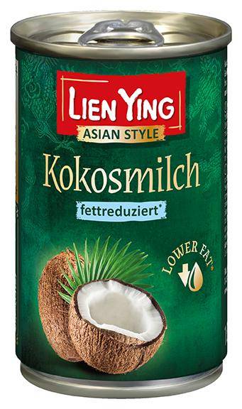 Kokosmilch fettreduziert