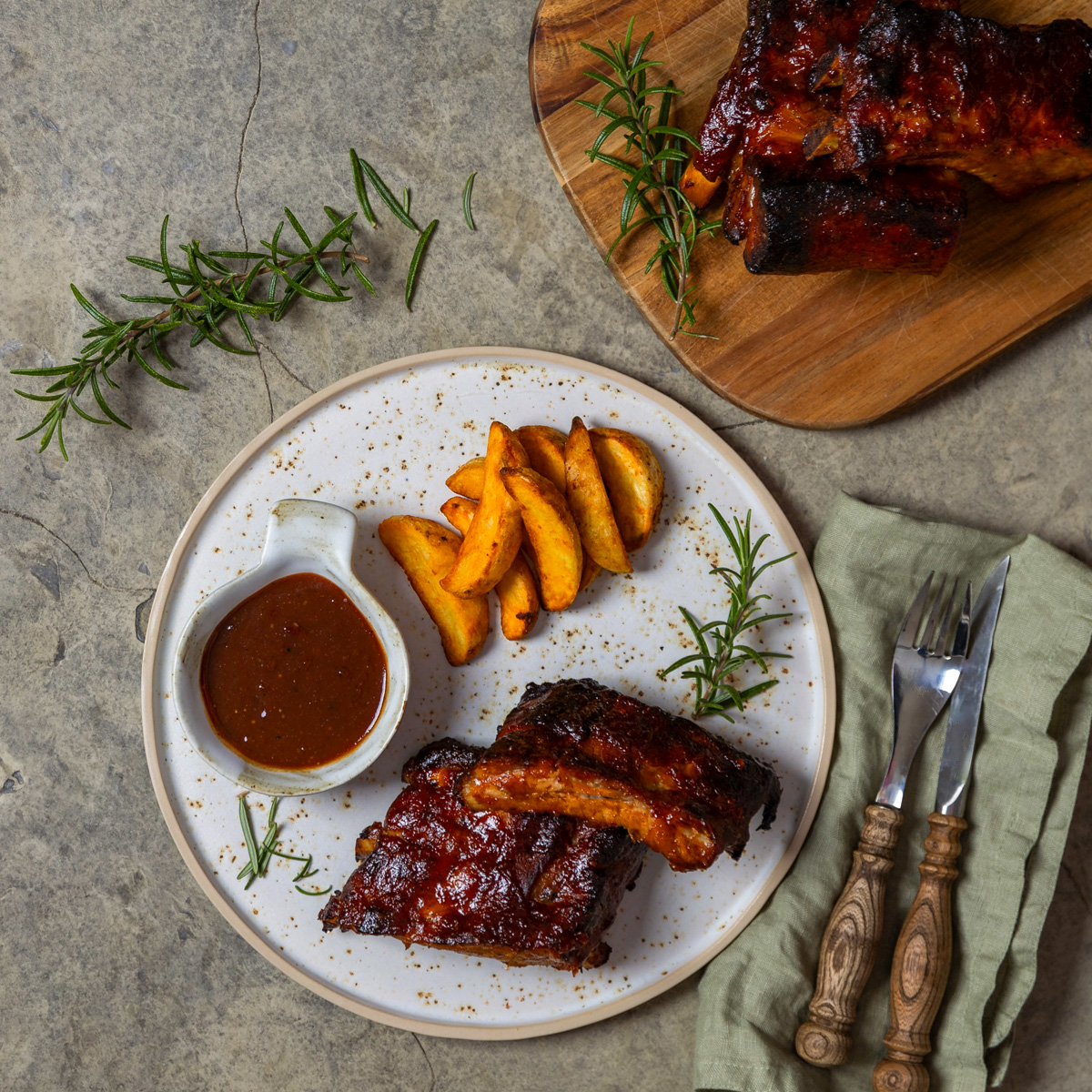 Spareribs mit selbstgemachter Marinade