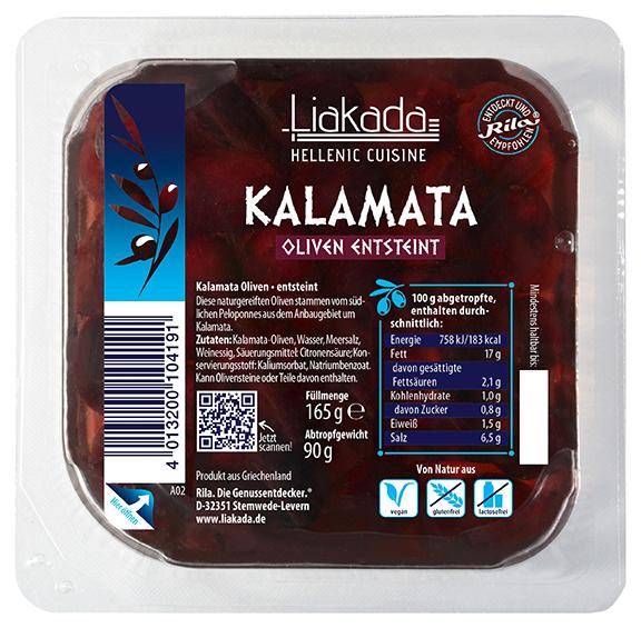 Kalamata Oliven entsteint