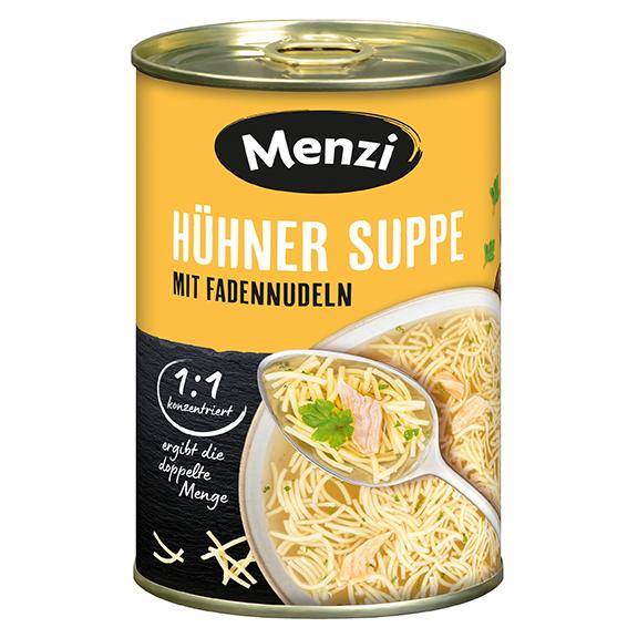 Hühner Suppe mit Fadennudeln