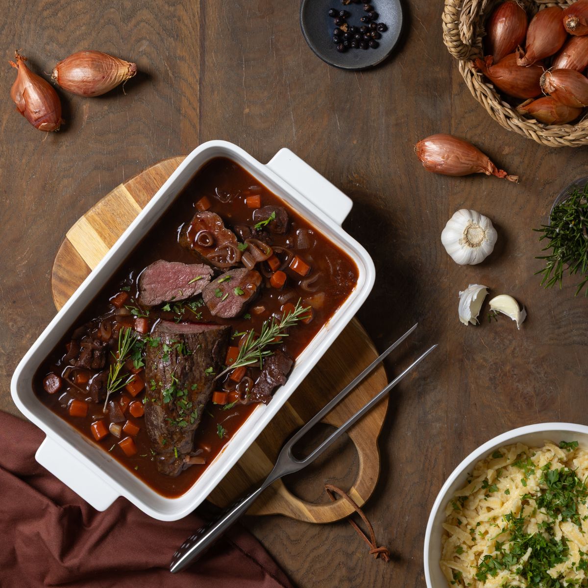 klassischer Wildschweinbraten