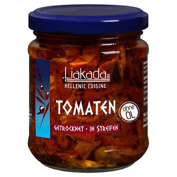 Tomaten getrocknet in Streifen ohne Öl