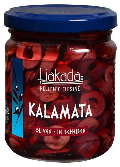 Kalamata Oliven in Scheiben