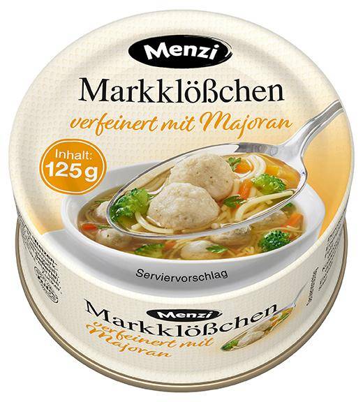 Markklößchen verfeinert mit Majoran