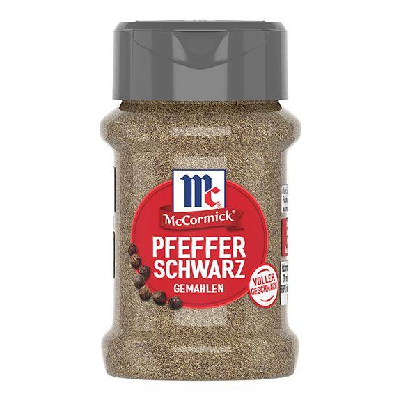 Pfeffer schwarz gemahlen