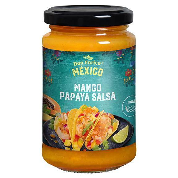 Mango Papaya Salsa zuckerreduziert