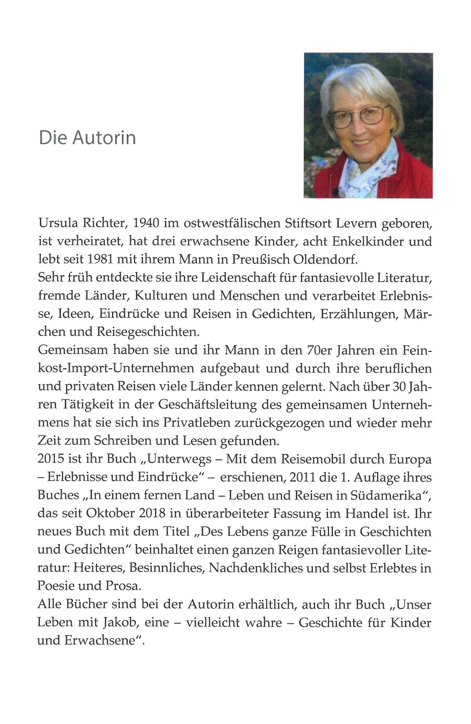 Des Lebens ganze Fülle - Ursula Richter