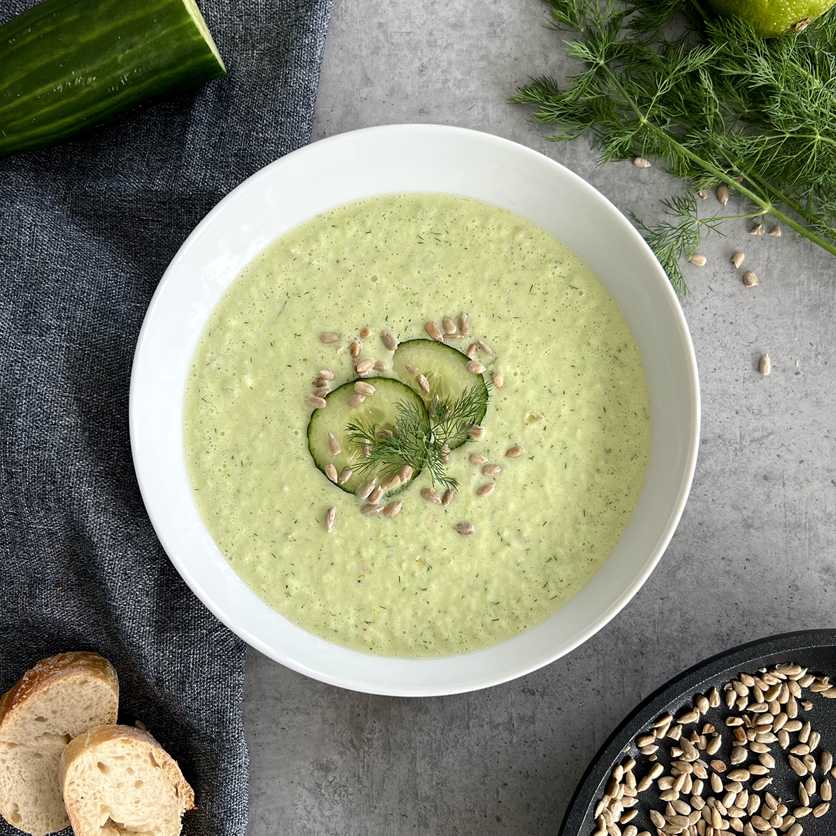 kalte Gurkensuppe
