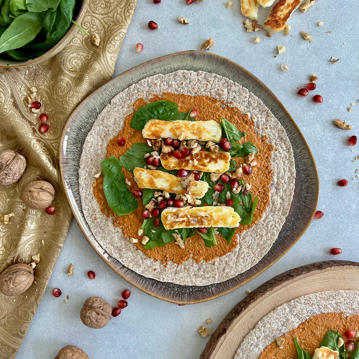 Wraps mit Muhhammara