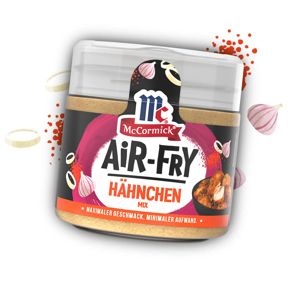 Verpackung des McCormick Gewürzes Air-Fry Hähnchen-Mix