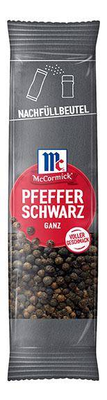 Pfeffer schwarz ganz