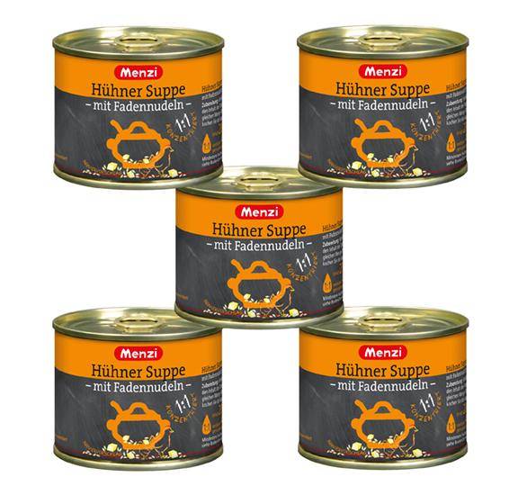 Hühner Suppe mit Fadennudeln