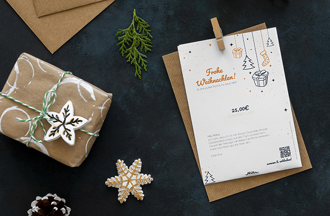 Genussgutschein – nur für www.rila.de gültig (nicht bei Rila Erleben einlösbar!)