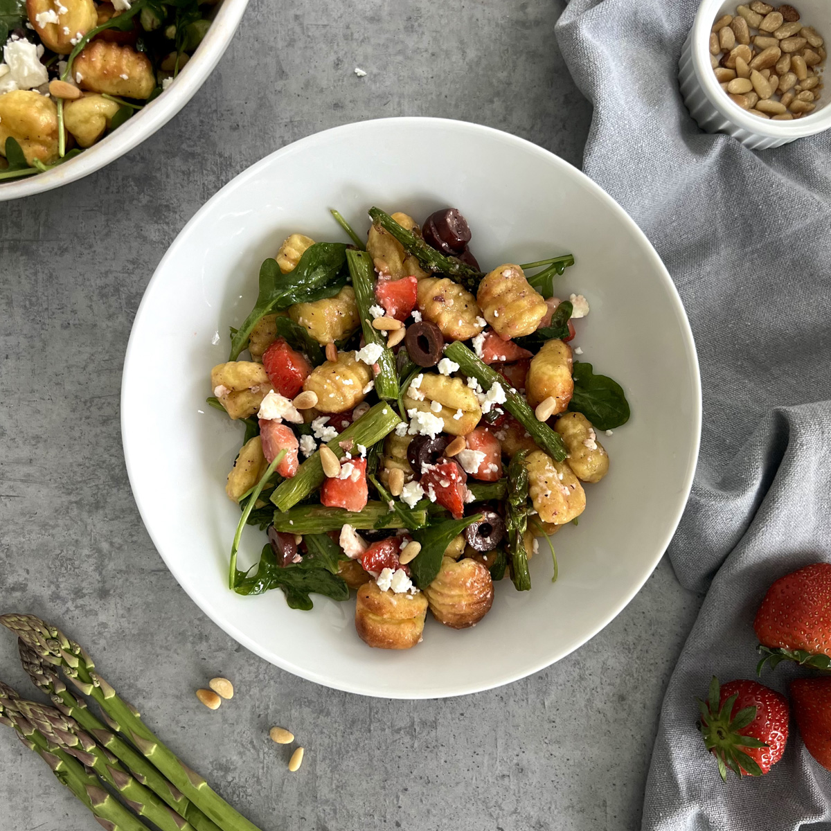 Gnocchi Spargel Salat