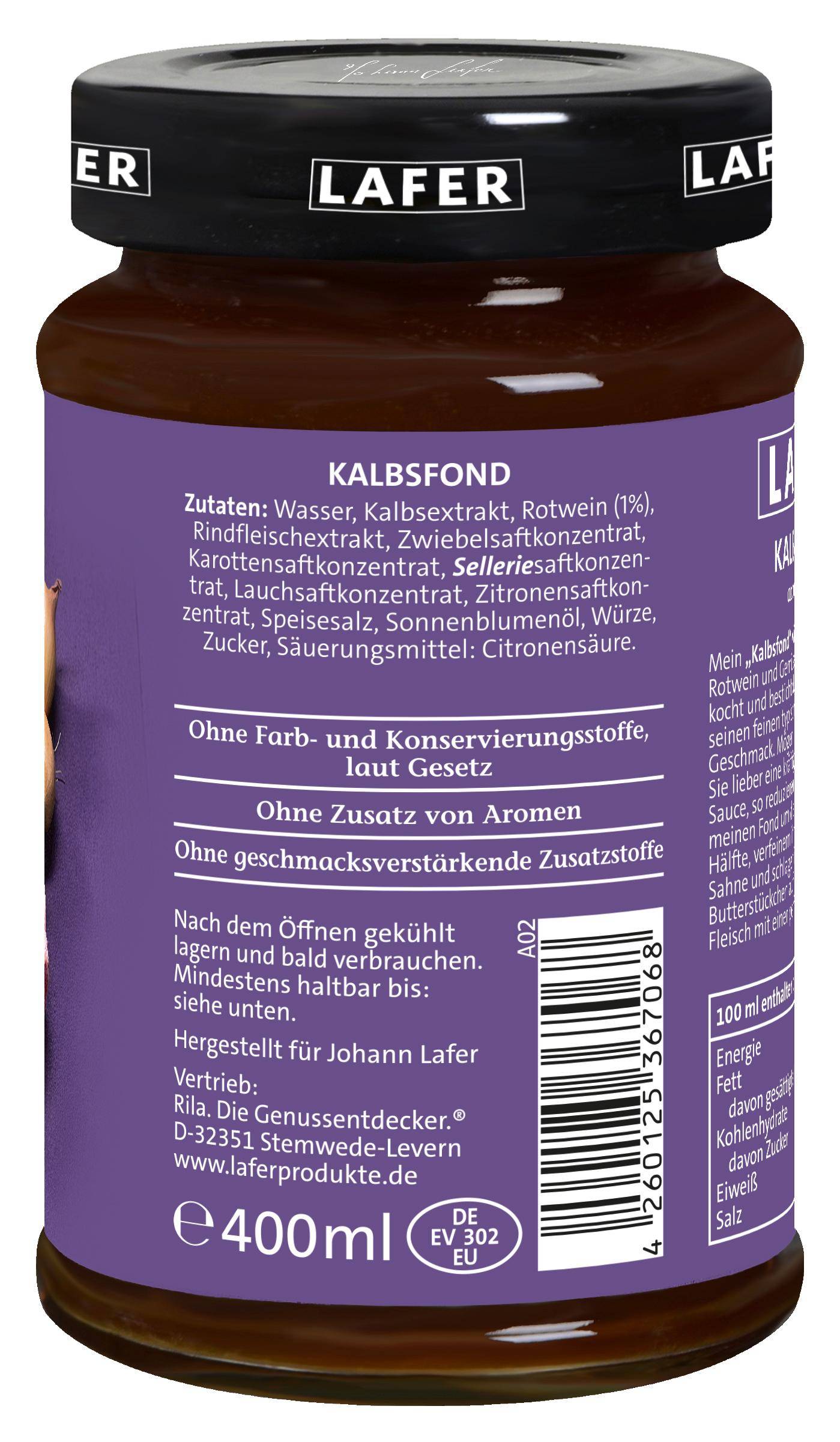 Lafer Kalbsfond Set