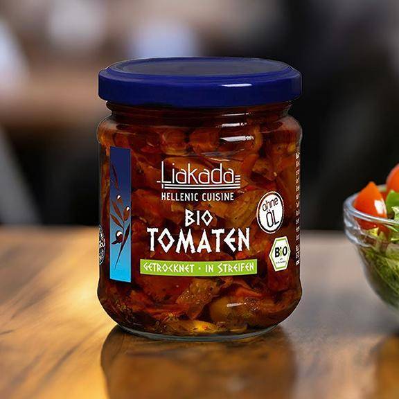 Bio Tomaten getrocknet in Streifen ohne Öl