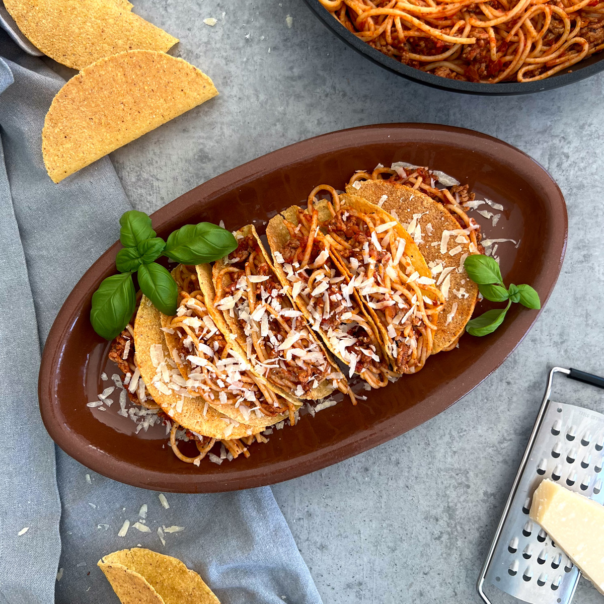 Spaghetti Tacos