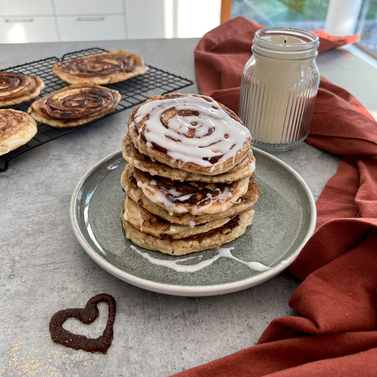 Zimtschnecken Pancakes