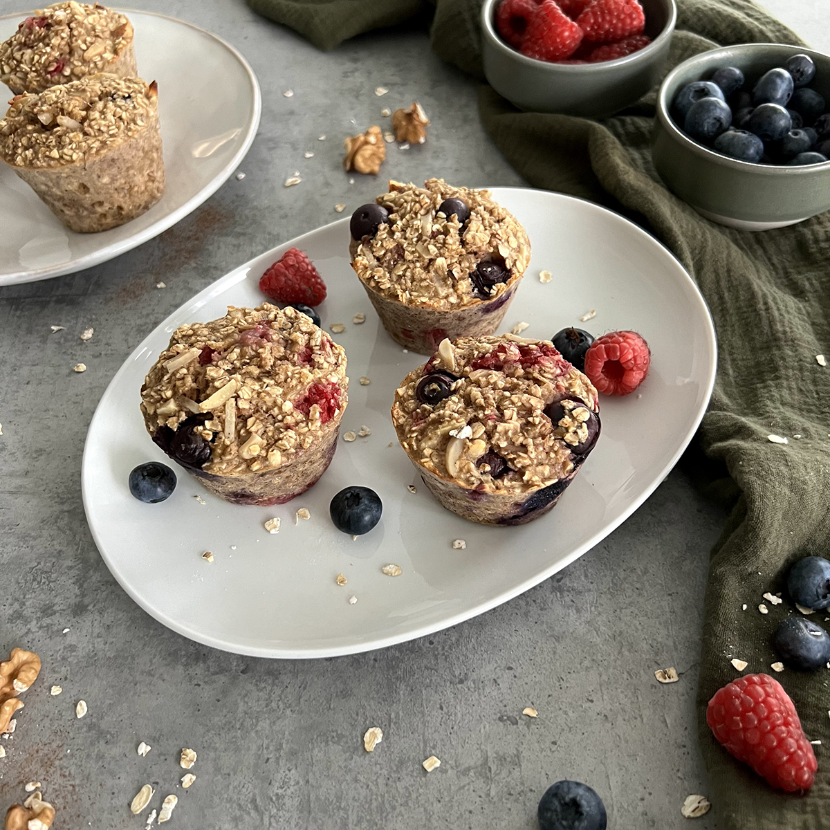 Beeren Frühstücksmuffins