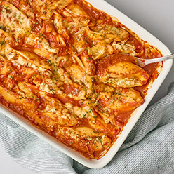 Gefüllte Muschelnudeln mit Ricotta