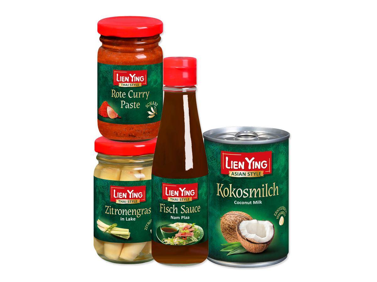 Rotes Thai Curry Set