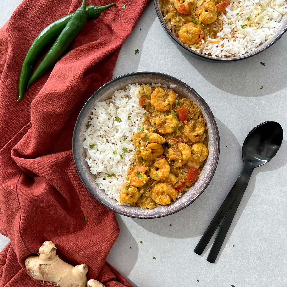 Goan Garnelen Curry