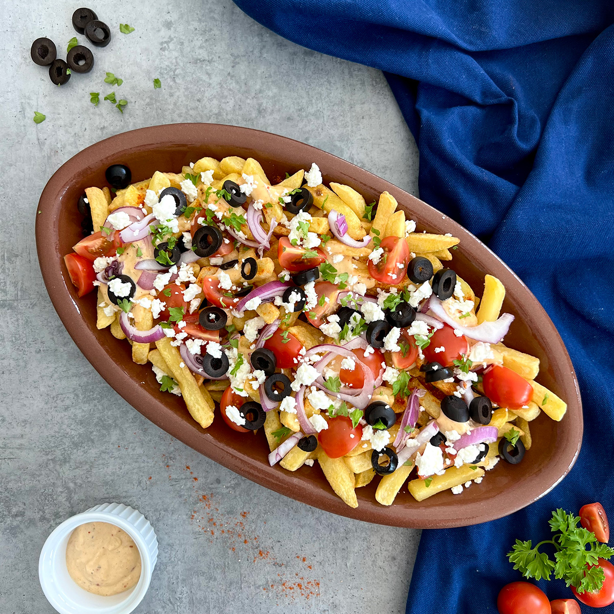 mediterrane Loaded Fries