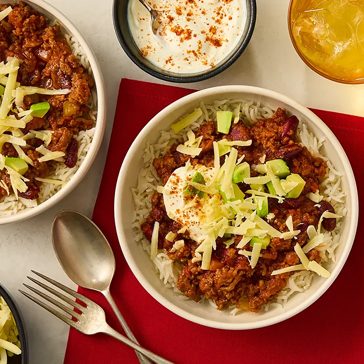 Kräftiges Rindfleisch Chili