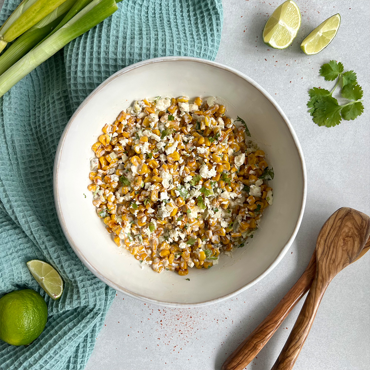 Mexican Street Corn Salad (Esquites)