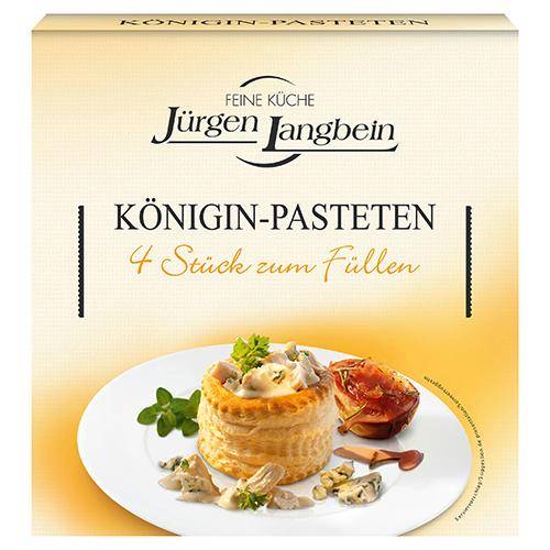 Königin-Pasteten 4 Stück zum Füllen