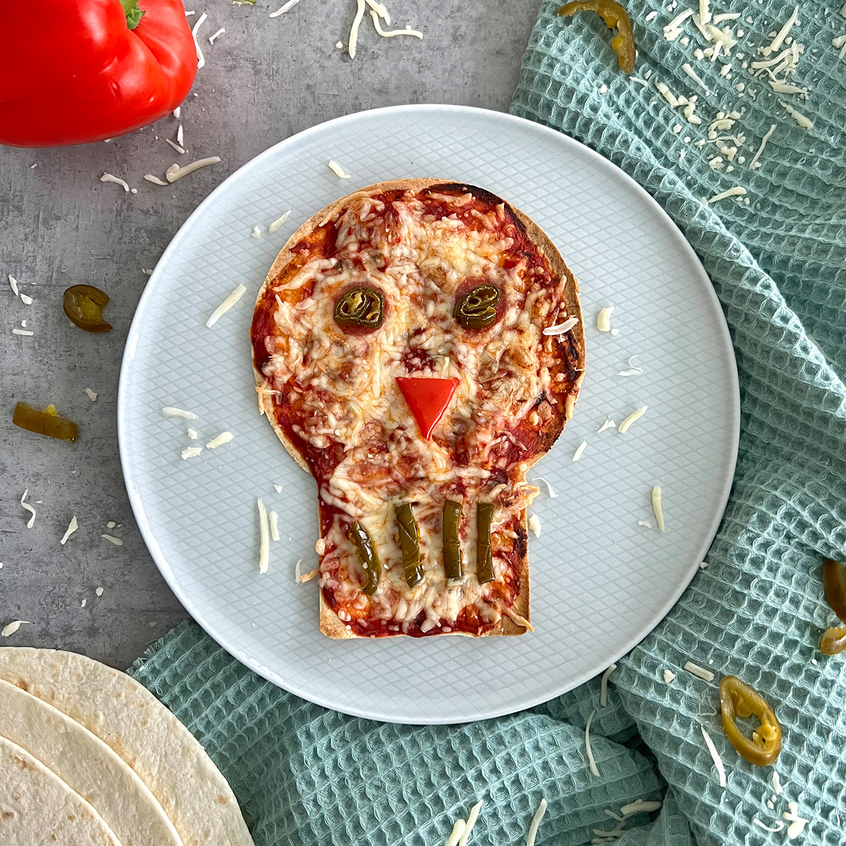 Totenkopf Wrap Pizza