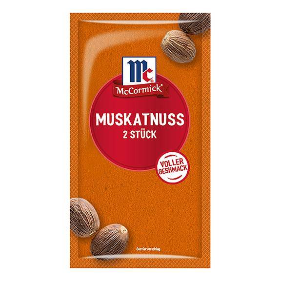 Muskatnuss ganz