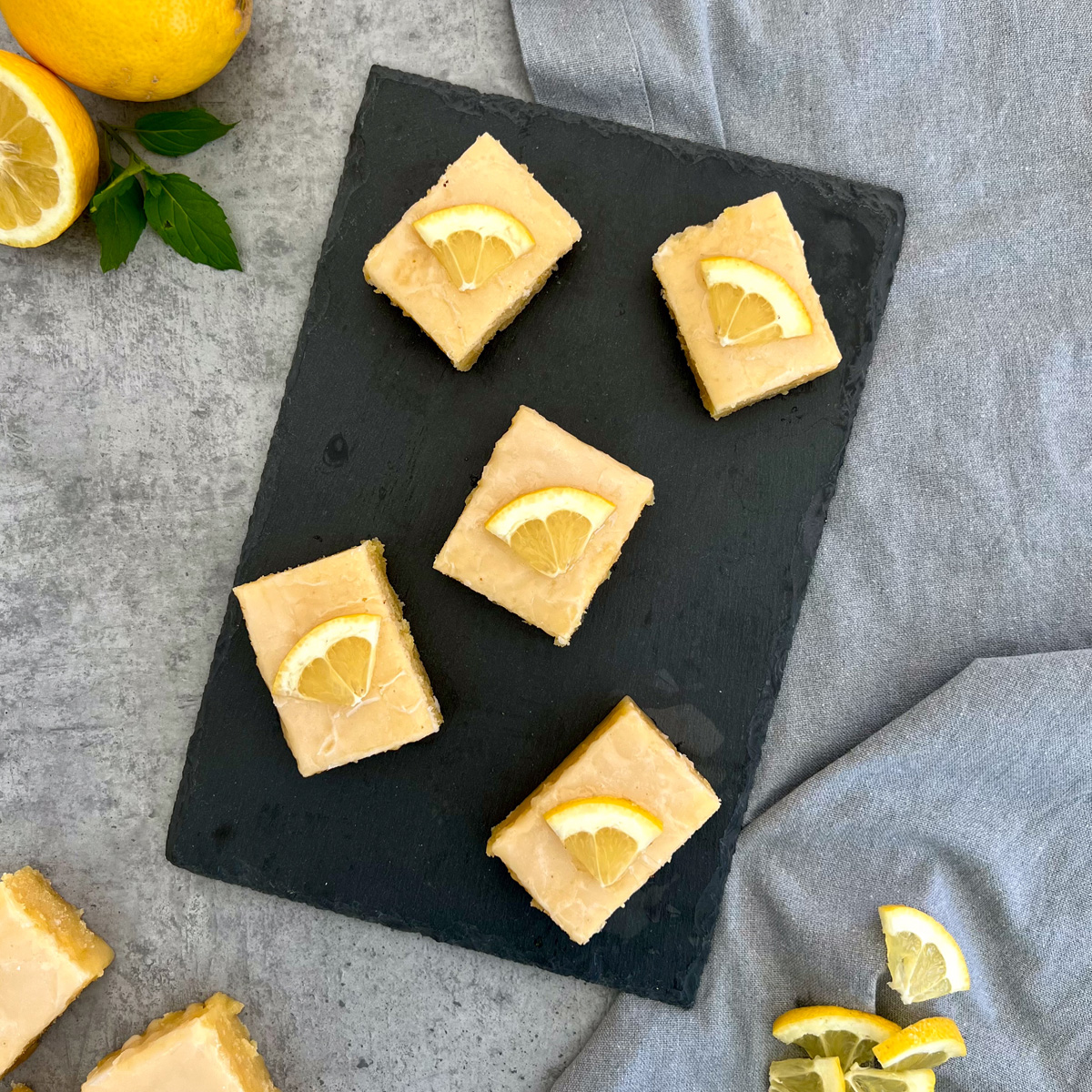 Zitronen Brownies (Lemonies)