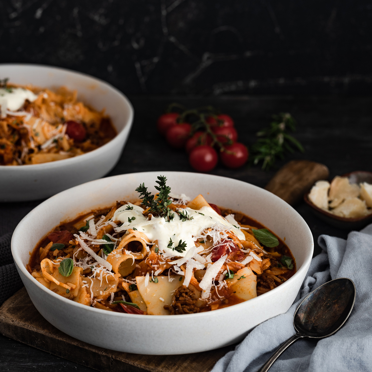 einfache Lasagne Suppe