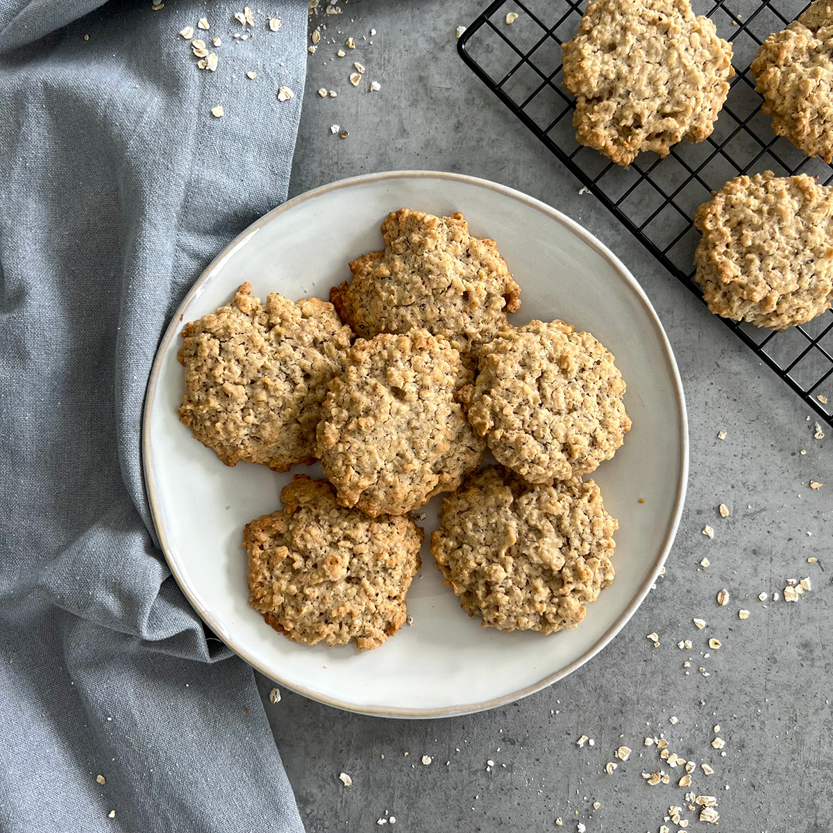 Haferflocken Plätzchen