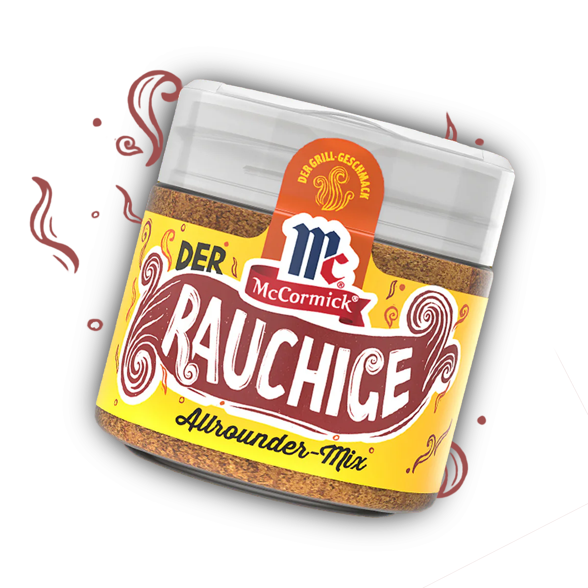 Verpackung des McCormick Gewürzes Der Rauchige Allrounder-Mix