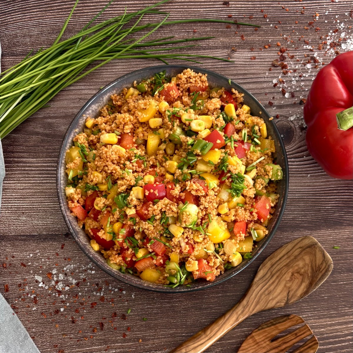 Curry Couscous Salat